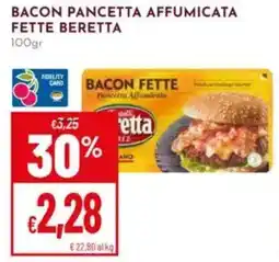 Pan Bacon pancetta affumicata fette Beretta offerta