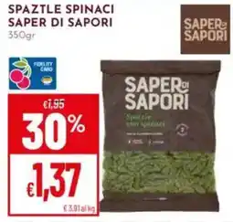 Pan Spazzole spinaci Saper di sapori offerta