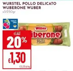 Pan Wursterone pollo offerta