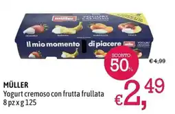 A&O Müller Yogurt cremoso con frutta frullata offerta