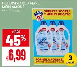 Pan Detersivo Blu Mare Mon Amour offerta