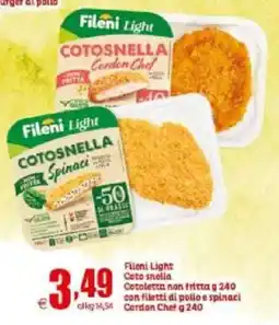 Elite Fileni Light Cotosnella Spinaci offerta