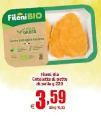 Fileni Bio Cotolette di petto di pollo