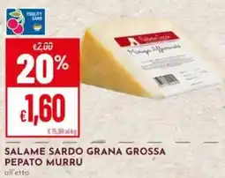 Pan Salame Sardo Grana Grossa Pepato Murru offerta