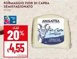 Pan Formaggio fior di capra semistagionato Amalattea offerta