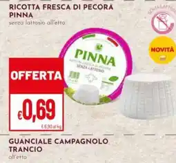 Pan Ricotta fresca di pecora Pinna senza lattosio offerta