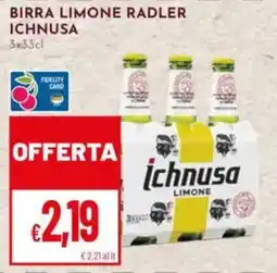Pan Birra limone radler Ichnusa offerta