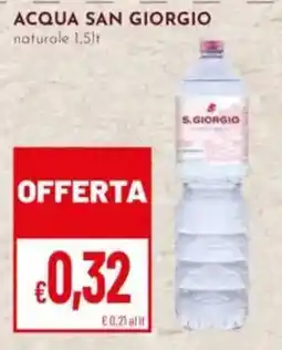 Pan Acqua San Giorgio naturale offerta