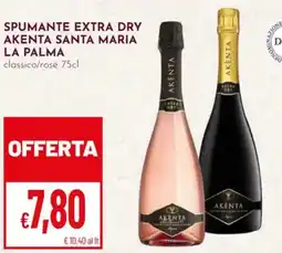 Pan Spumante extra dry Akenta Santa Maria la Palma offerta
