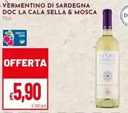 Pan Vermentino di Sardegna DOC La Cala Sella & Mosca offerta