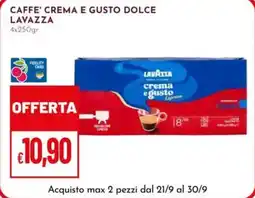 Pan Caffè crema e gusto dolce Lavazza offerta
