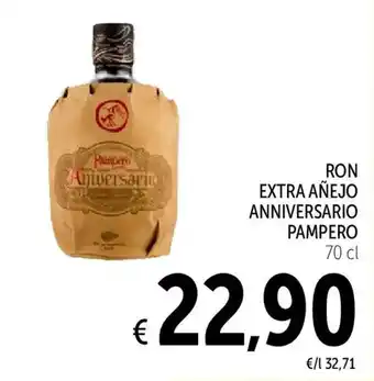 Ron extra añejo anniversario Pampero