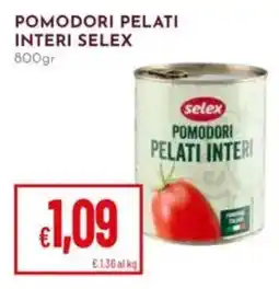 Pan Pomodori pelati interi Selex offerta