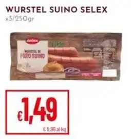 Pan Wurstel suino selex offerta