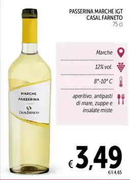Spazio Conad Passerina Marche IGT Casal Farneto offerta