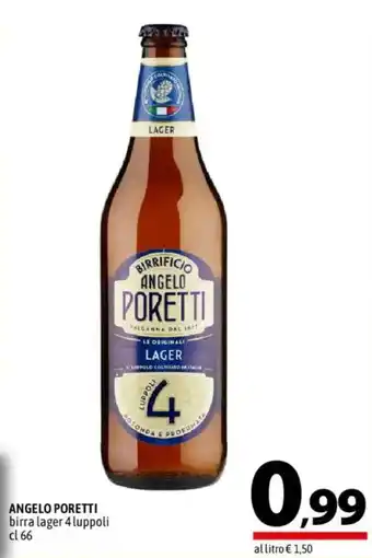 Angelo Poretti birra lager 4 luppoli