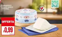 Pan Formaggio dolce sardo arborea offerta