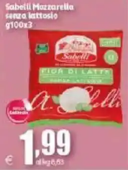 Elite Sabelli Mozzarella senza lattosio offerta