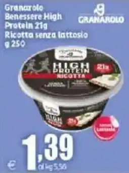 Elite Granarolo Benessere High Protein Ricotta senza lattosio offerta