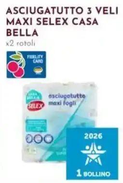 Pan Asciugatutto 3 veli maxi Selex Casa Bella offerta