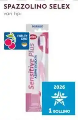 Pan Spazzolino Selex Sensitive Plus offerta