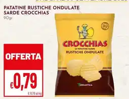 Pan Patatine rustiche ondulate Sarde Crocchias offerta