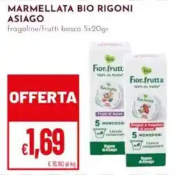 Pan Marmellata bio Rigoni Asiago offerta