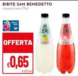 Pan Bibite San Benedetto classica/zero offerta