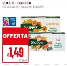 Pan Succhi Skipper senza zuccheri aggiunti offerta
