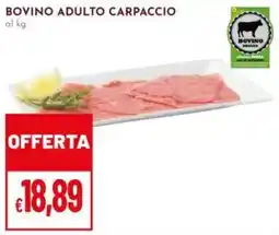 Pan Bovino adulto carpaccio offerta