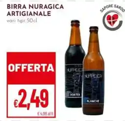 Pan Birra Nuragica Artigianale offerta