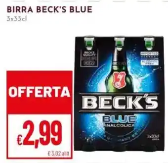 Birra Beck's Blue