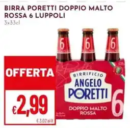 Pan Birra Poretti Doppio Malto Rossa offerta