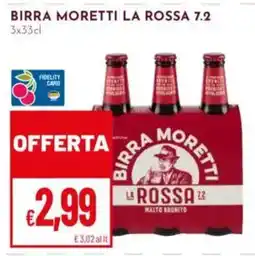Pan Birra Moretti La Rossa 7.2 offerta