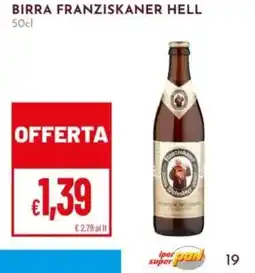 Pan Birra Franziskaner Hell offerta