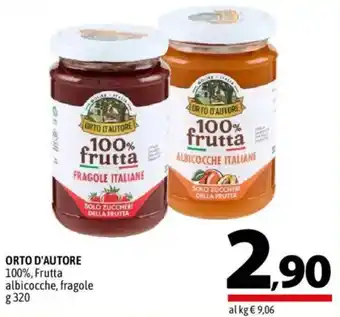 Orto d'autore 100% frutta albicocche fragole