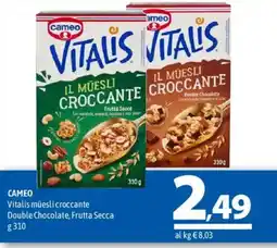 A&O Cameo Vitalis muesli croccante offerta
