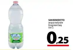 A&O San Benedetto acqua naturale Ecogreen Easy offerta