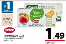 A&O Natura Chiama Selex succo e polpa assortito offerta