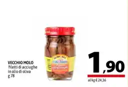 A&O Vecchio Molo filetti di acciughe in olio di oliva offerta