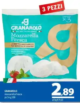 A&O Granarolo mozzarella fresca offerta