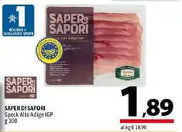 A&O Saper di Sapori Speck Alto Adige IGP offerta