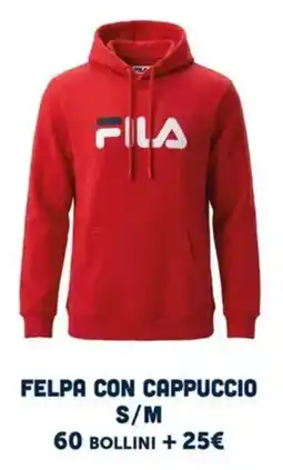 A&O Felpa con cappuccio Fila offerta