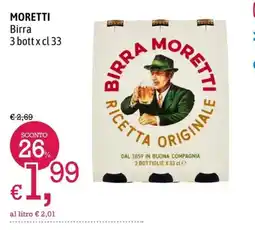 A&O Birra Moretti offerta