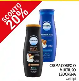 Spazio Conad Crema corpo o multiuso Leocrema offerta