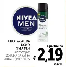 Spazio Conad Schiuma da barba Nivea Men offerta