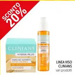 Spazio Conad Clinians Hydra Plus Crema-gel nutriente ultra leggera offerta