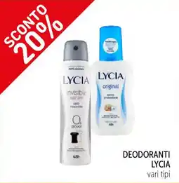 Spazio Conad Deodoranti Lycia offerta