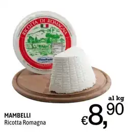 A&O Mambelli Ricotta Romagna offerta