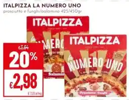Pan Italpizza la numero uno prosciutto e funghi offerta